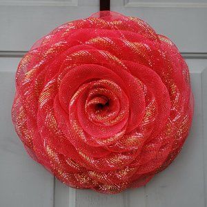 Red ROSE WALL ART